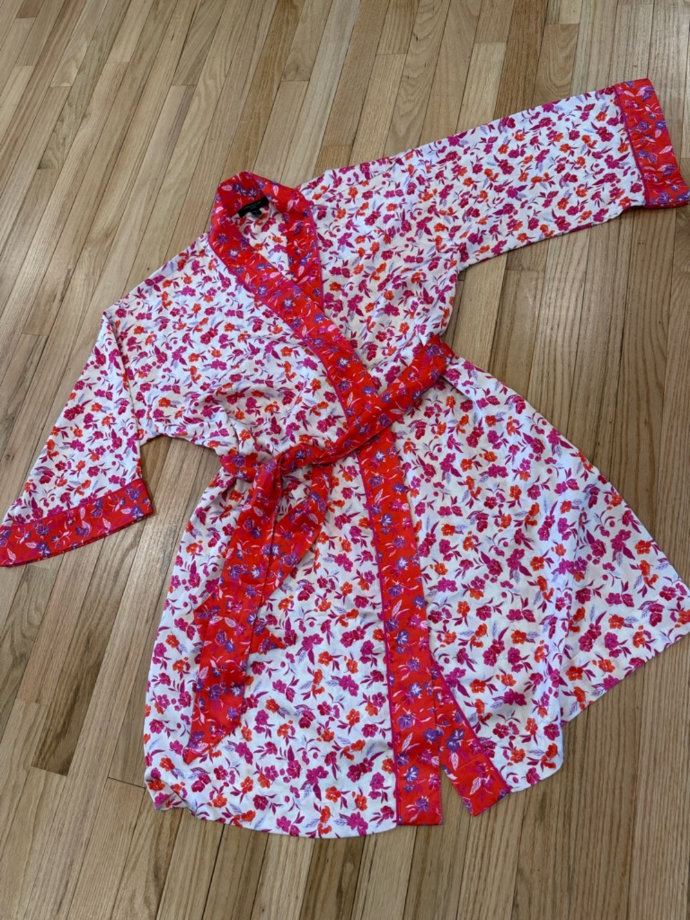 Ann Taylor Floral Robe EUC Size M
